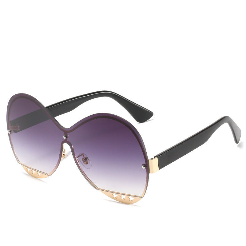 Women's Fashion Hollow Pentagram Sunglasses