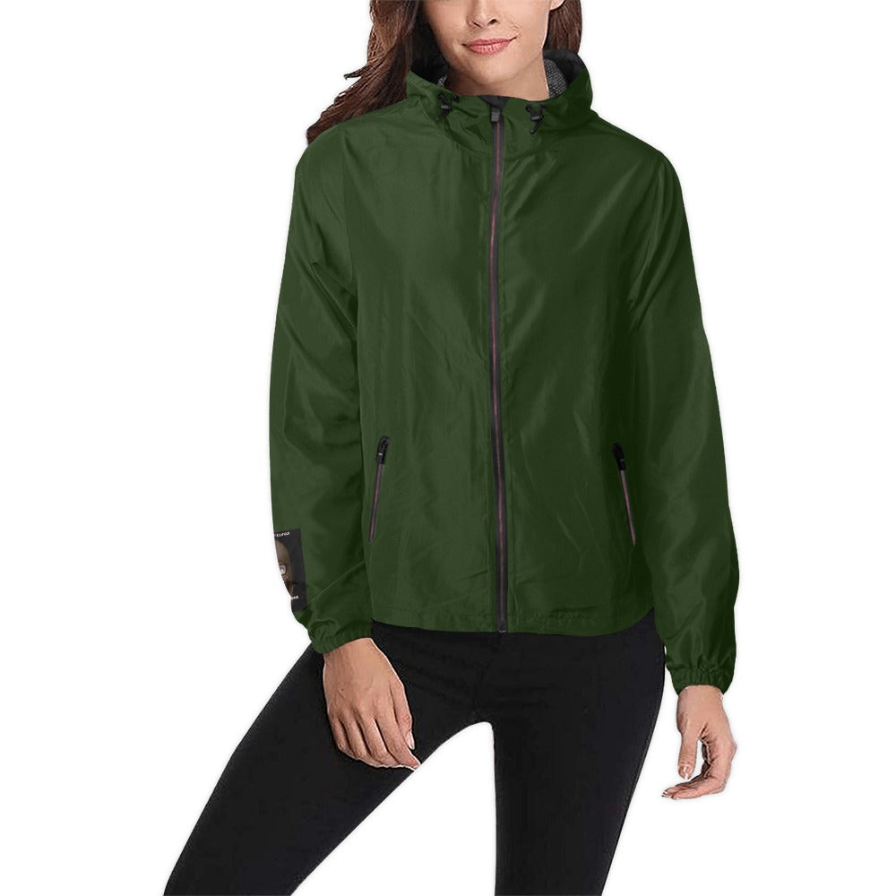 Unisex All Over Print  Hooded Windbreaker (Model H23)