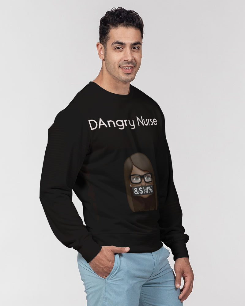 Angry Black Men's Classic French Terry Crewneck Pullover