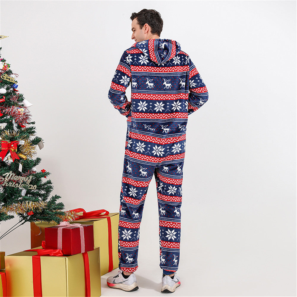 European And American New Family Pajamas Set For Christmas