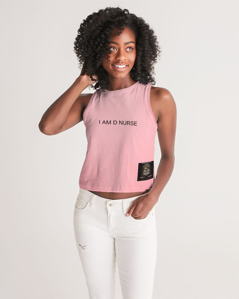 Angry Pink Women's Cropped Tank