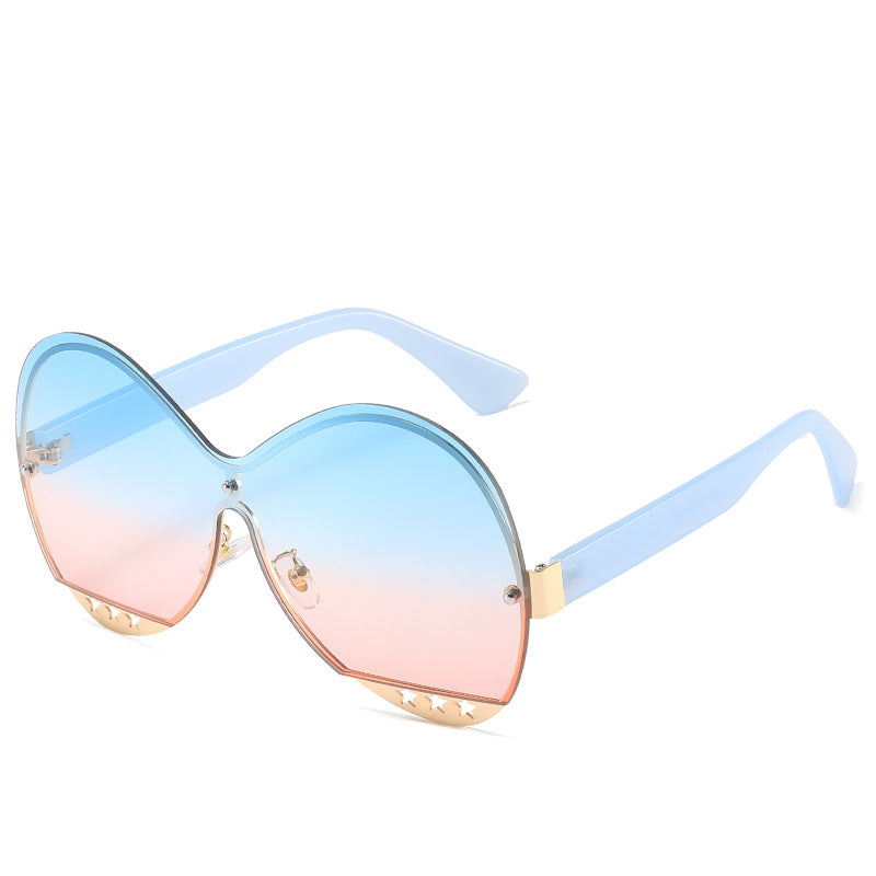 Women's Fashion Hollow Pentagram Sunglasses