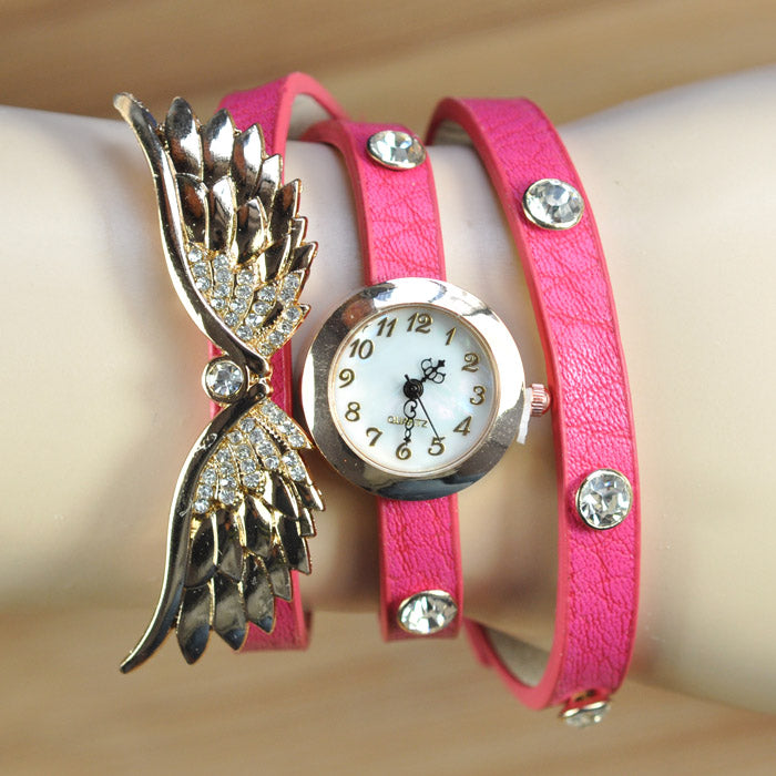 Retro Korean Version Of Cool Wings Harajuku Style Bracelet Watch