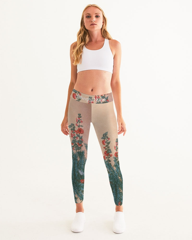 Angry Flowers Women's Yoga Pants