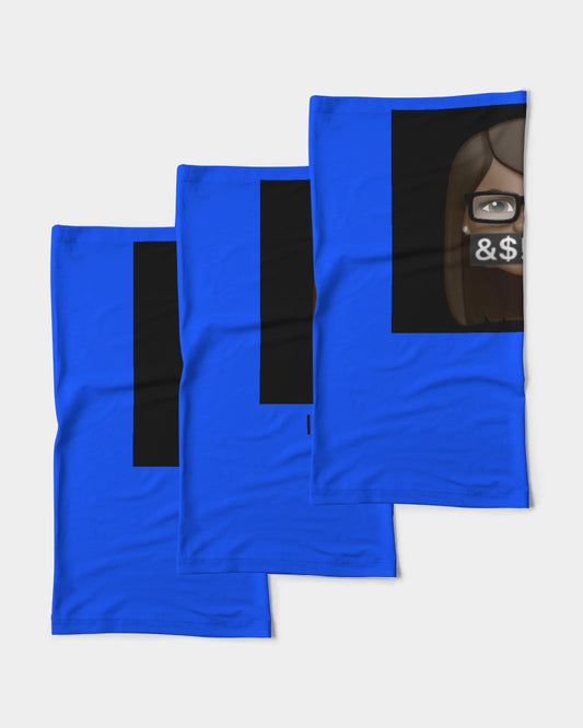 Angry Blue Neck Gaiter Set