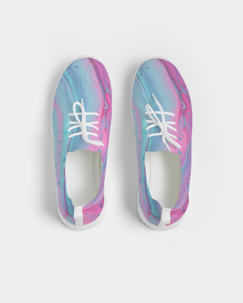 Angry Tye Dye Women's Lace Up Flyknit Shoe