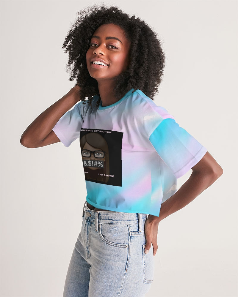 Angry Pastel Women's Lounge Cropped Tee