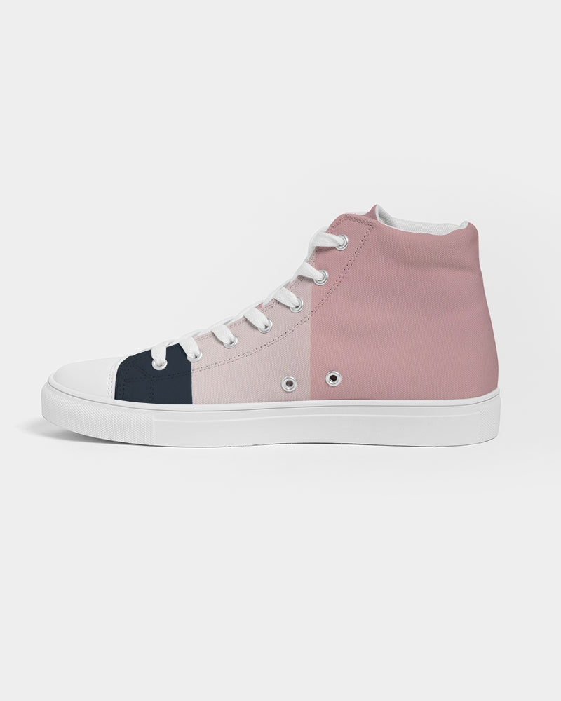 Angry stripes Women's Hightop Canvas Shoe