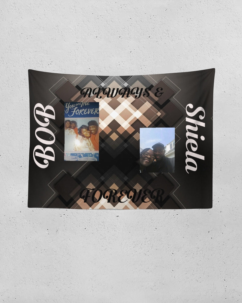 Sheila and Bob Tapestry 80"x60"