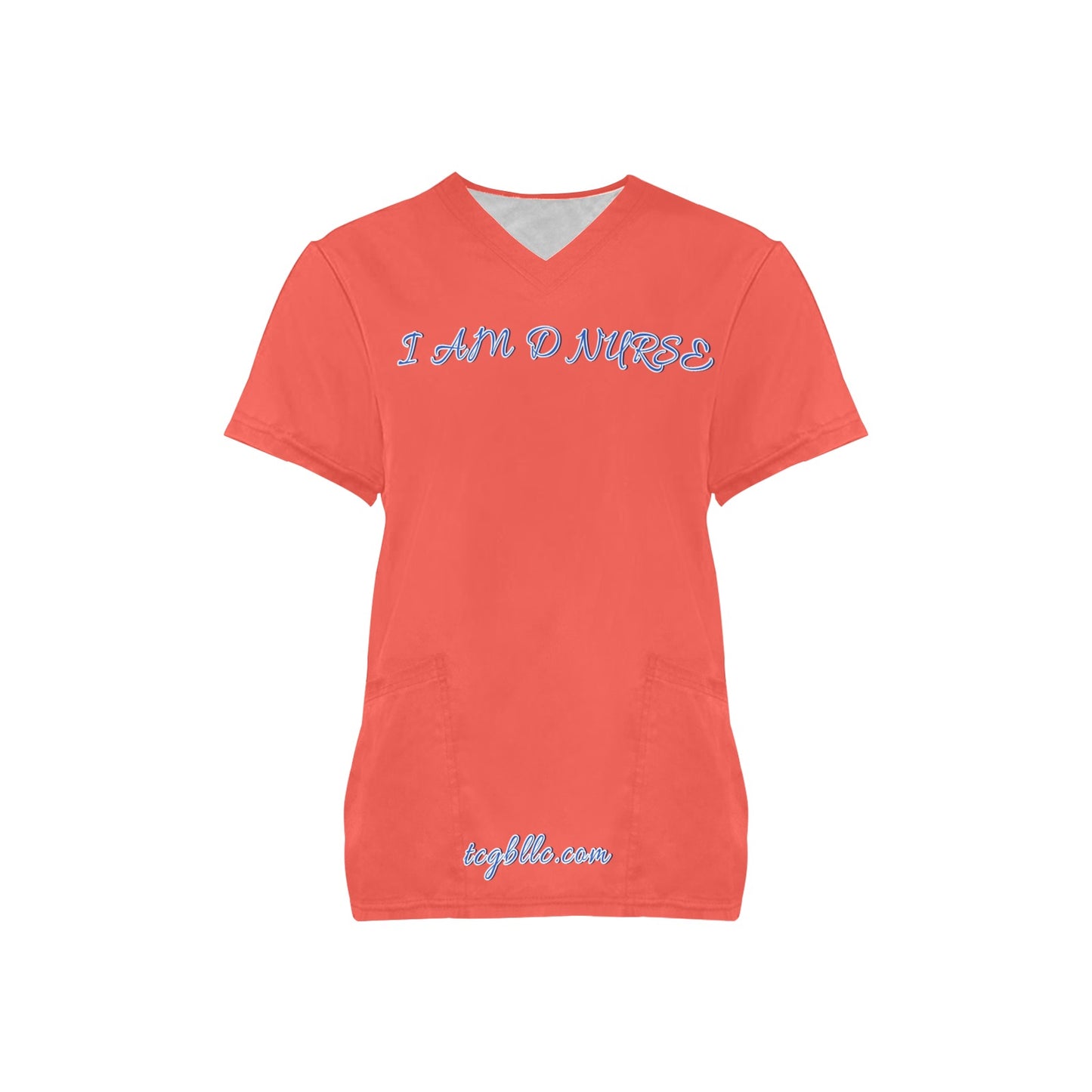 I AM D NURSE Scrub Top