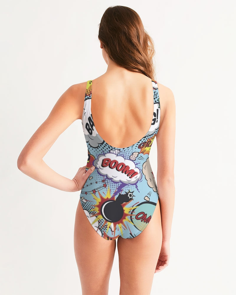 Angry sounds Women's One-Piece Swimsuit