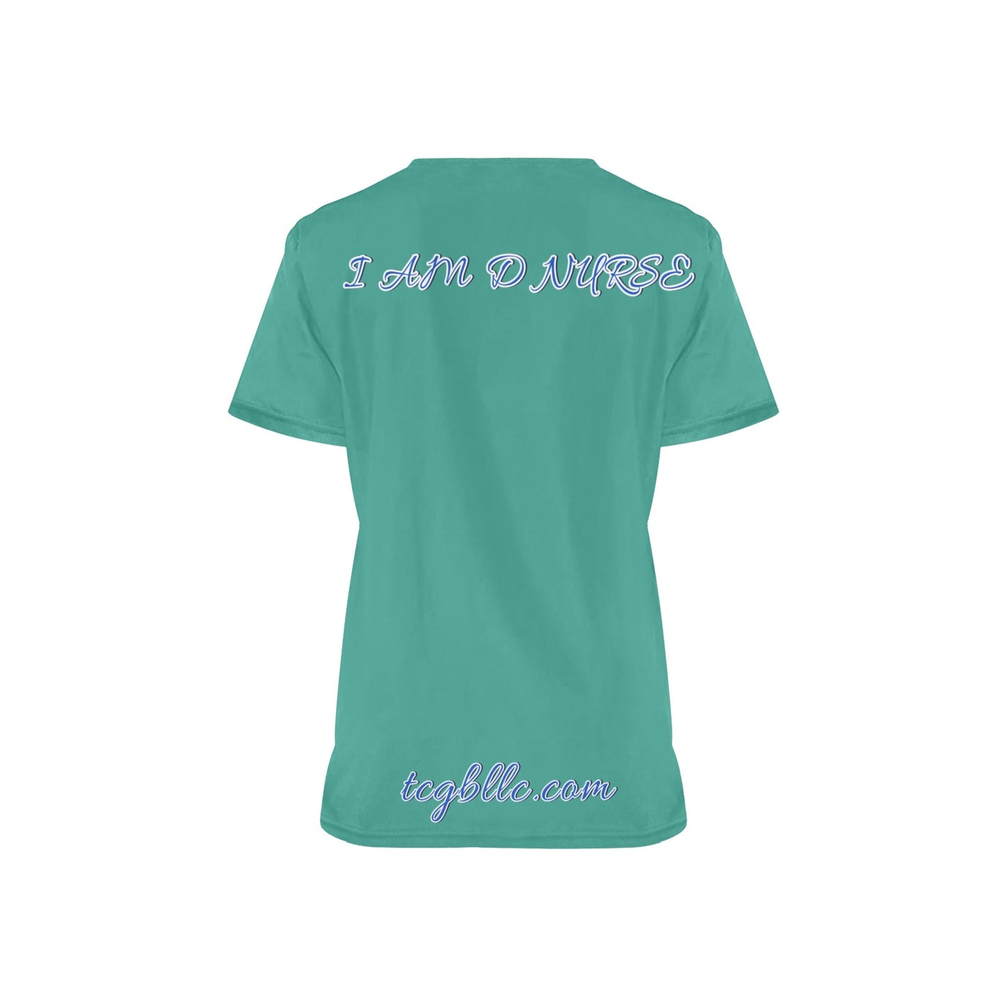 I A M D NURSE Scrub Top
