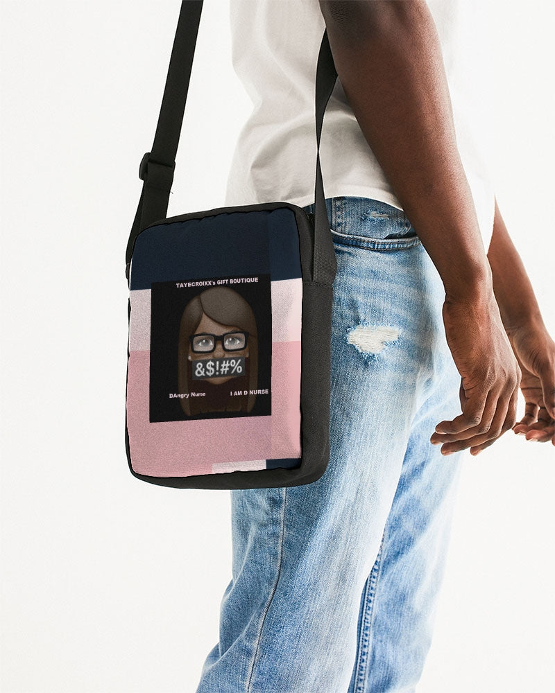 Angry stripes Messenger Pouch