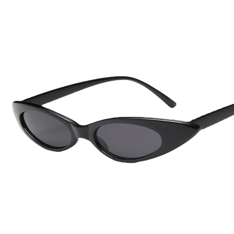 Small Frame Cat Eye Sunglasses Bright Jelly Retro