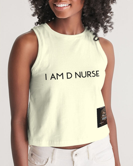 Angry Cream Women's Cropped Tank
