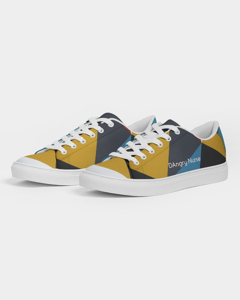 Angry Triangles Women's Faux-Leather Sneaker