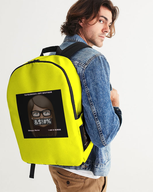 Angry Yellow Large Backpack