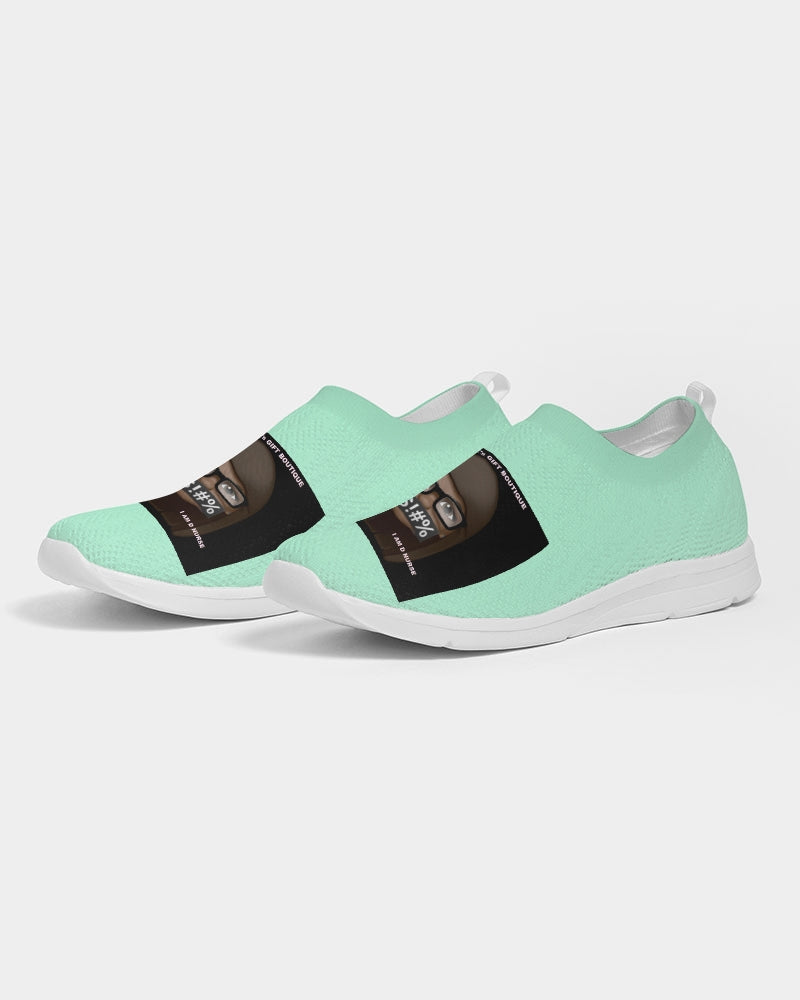 Angry pastel green Women's Slip-On Flyknit Shoe