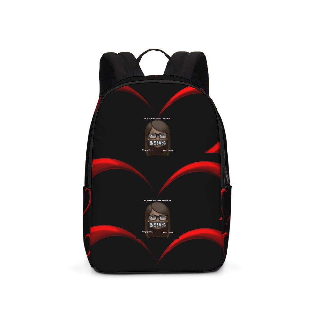 Angry Hearts Large Backpack