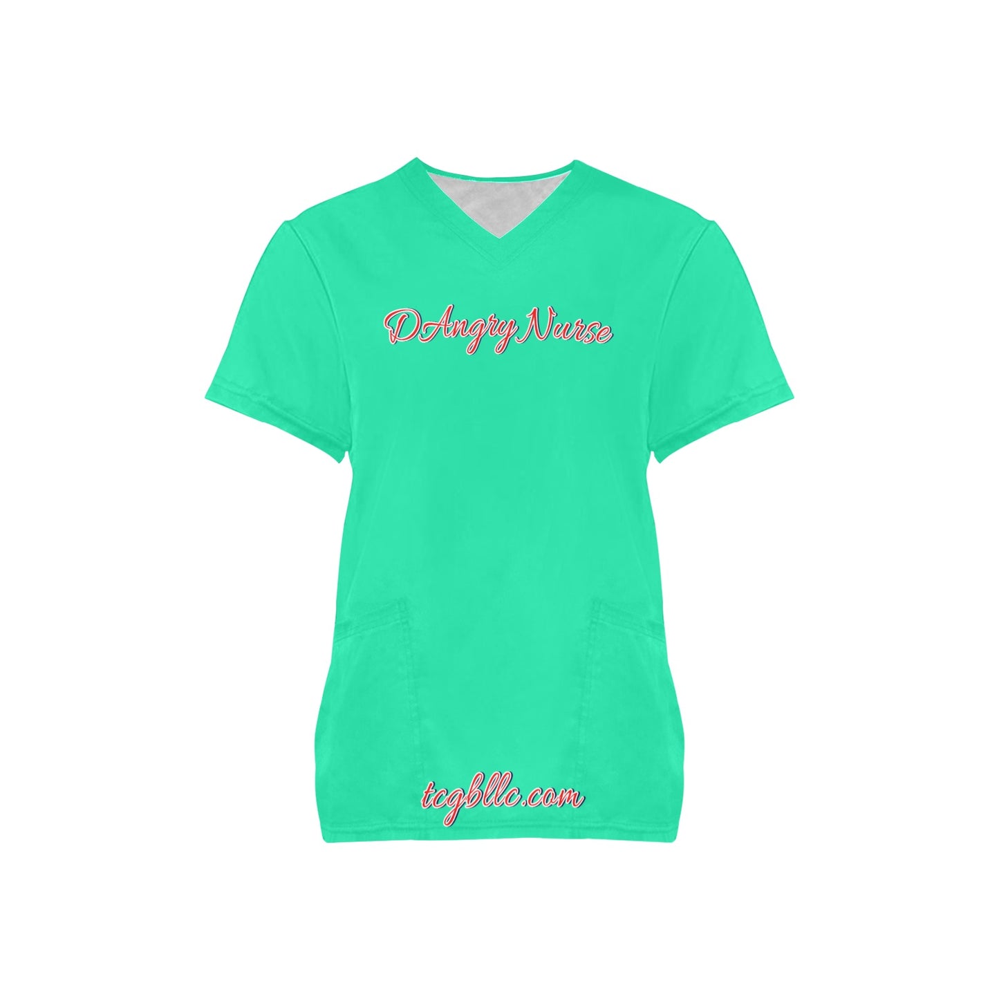 DAngry Nurse Scrub Top