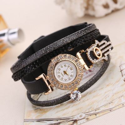 Fashion diamond decorated quartz watch