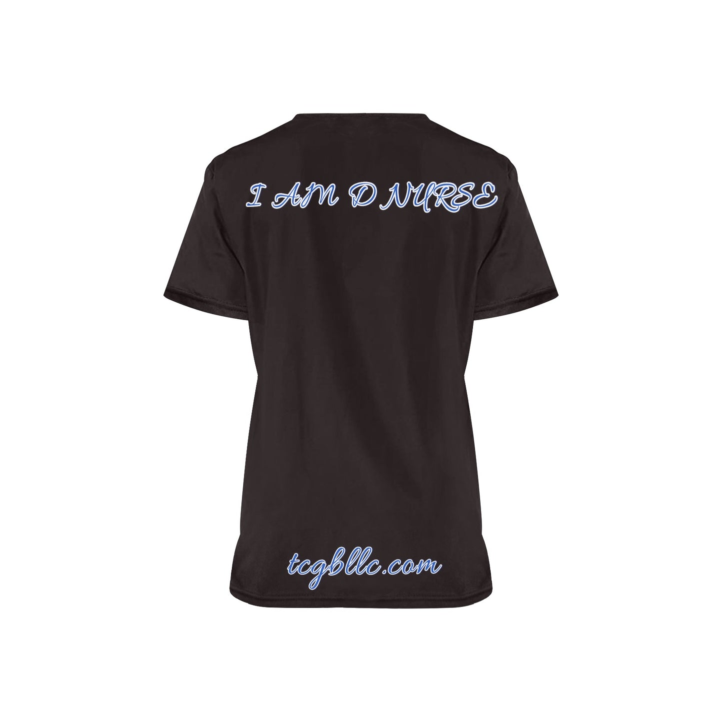 I A M D NURSE Scrub Top