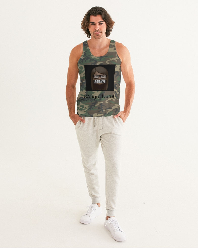 Brown-camo Men's Tank