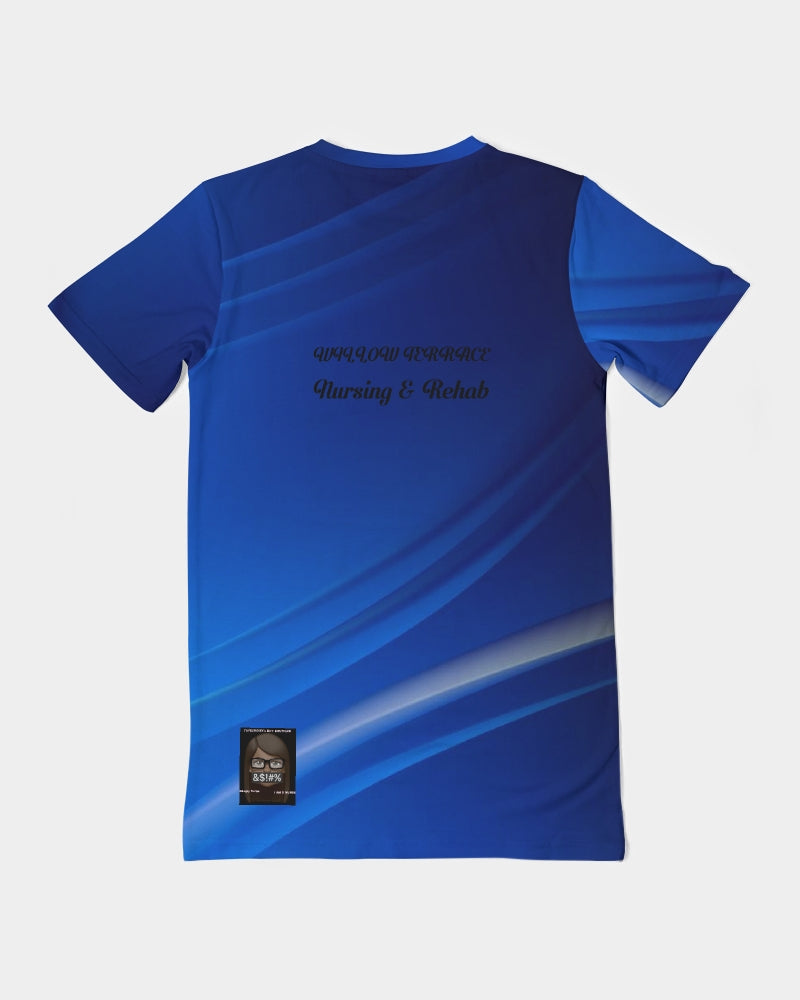 Angry  Blue Men's Everyday Pocket Tee