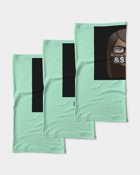 Angry pastel green Neck Gaiter Set