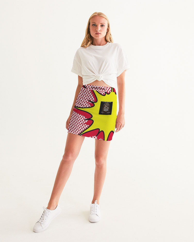 Angry Explosion Women's Mini Skirt