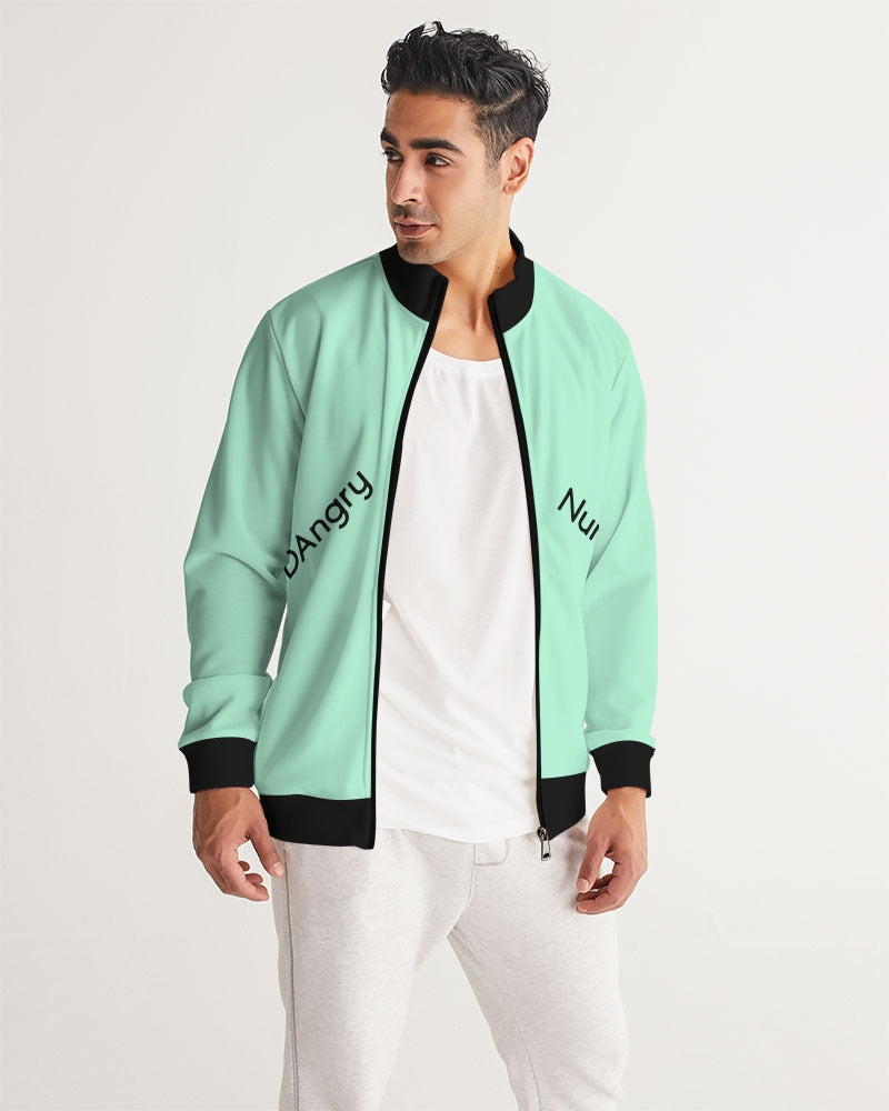 Angry pastel green Men's Track Jacket