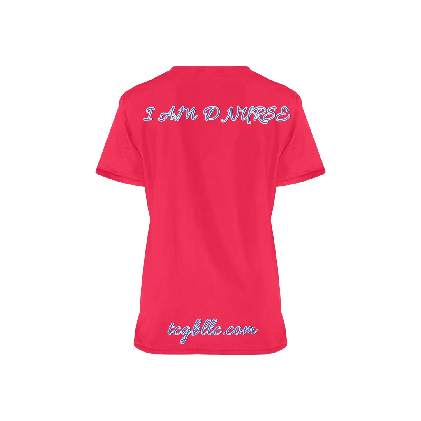 I A M D NURSE Scrub Top