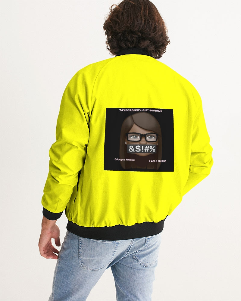 Angry Yellow Men's Bomber Jacket