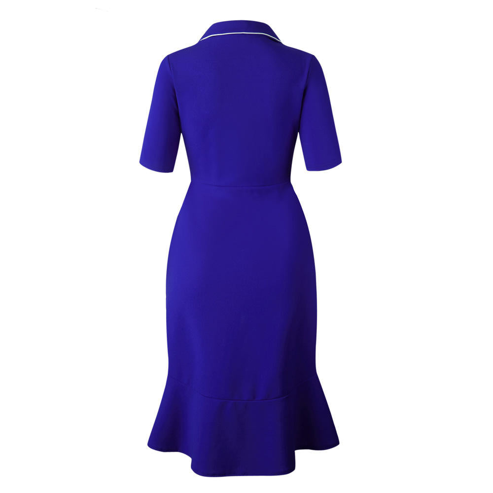Women's Plus Size Women's Temperament Dress