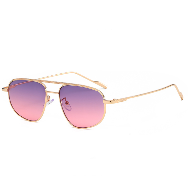 Fashion Of Metal Double Beam Sunglasses