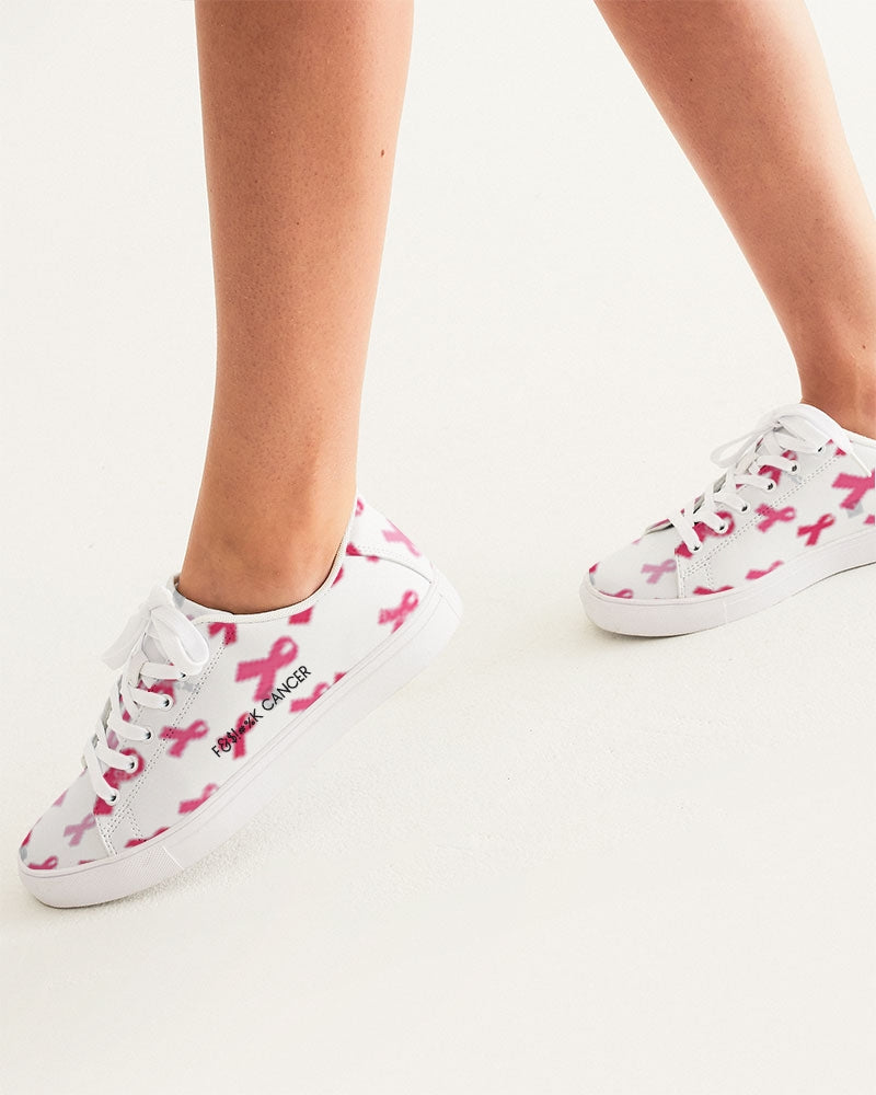 Special Edition F&$!#%K CANCER Women's Faux-Leather Sneaker