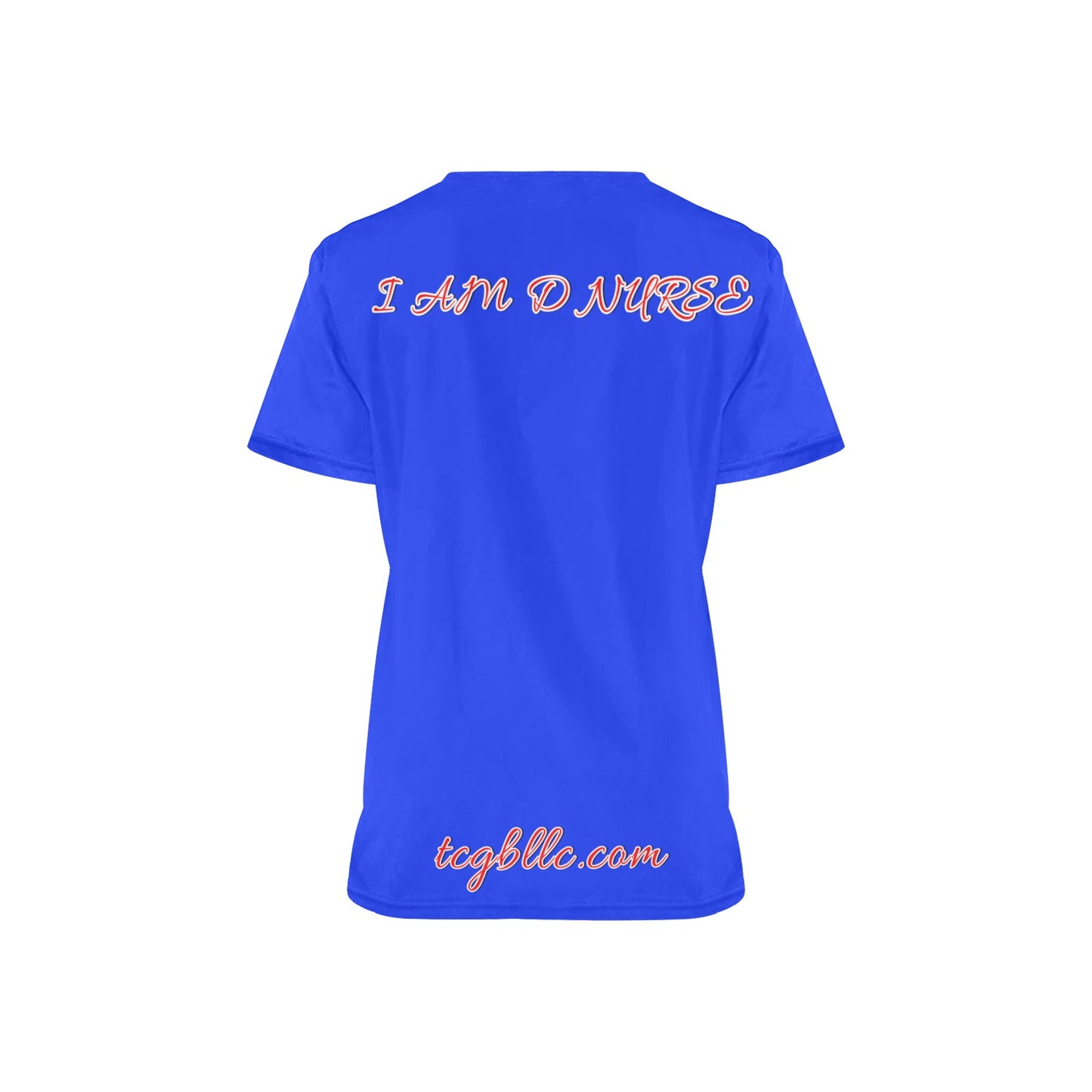 I A M D NURSE Scrub Top