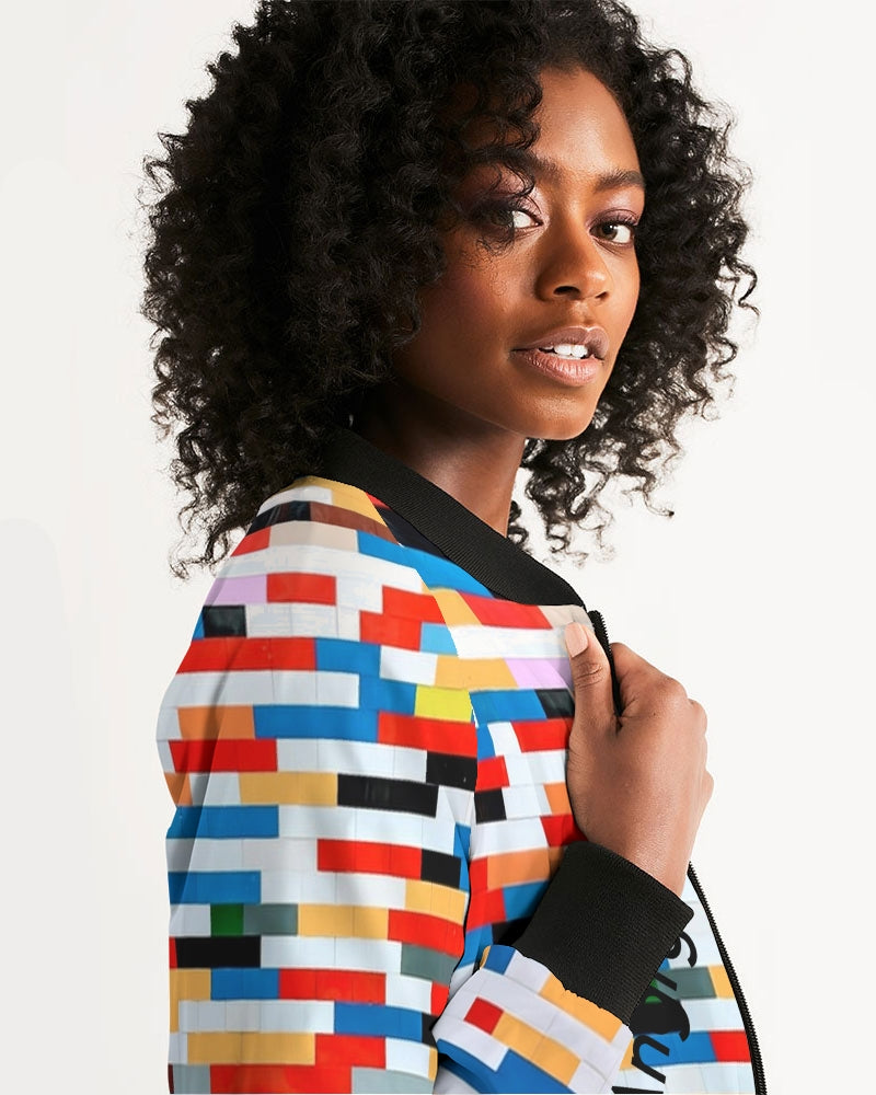 Angry Blocks Women's Bomber Jacket