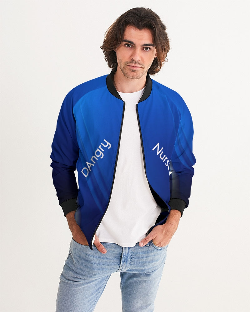 Angry  Blue Men's Bomber Jacket