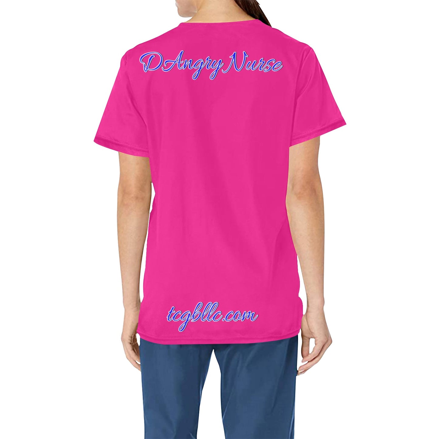 DAngry Nurse Scrub Top