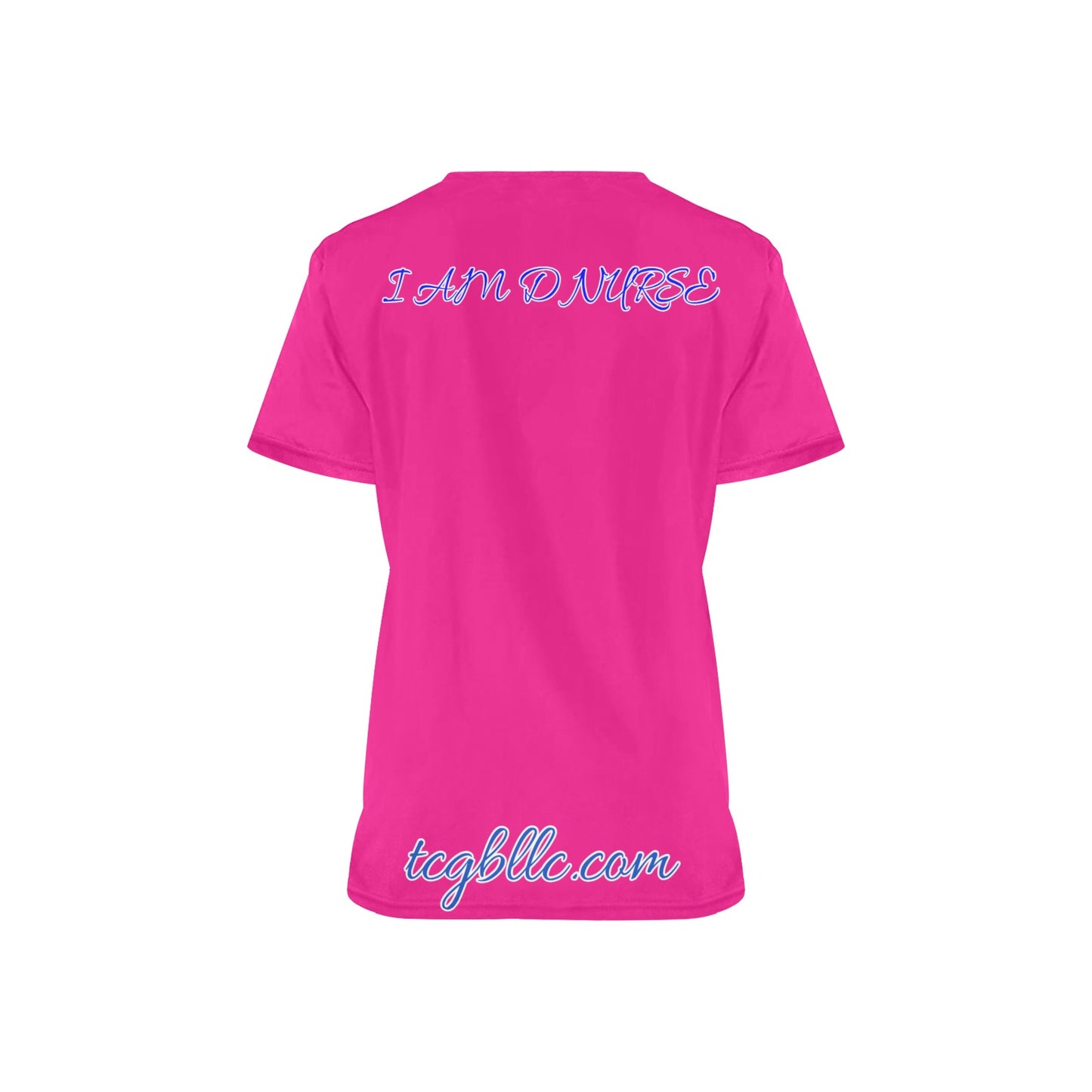 I AM D NURSE Scrub top