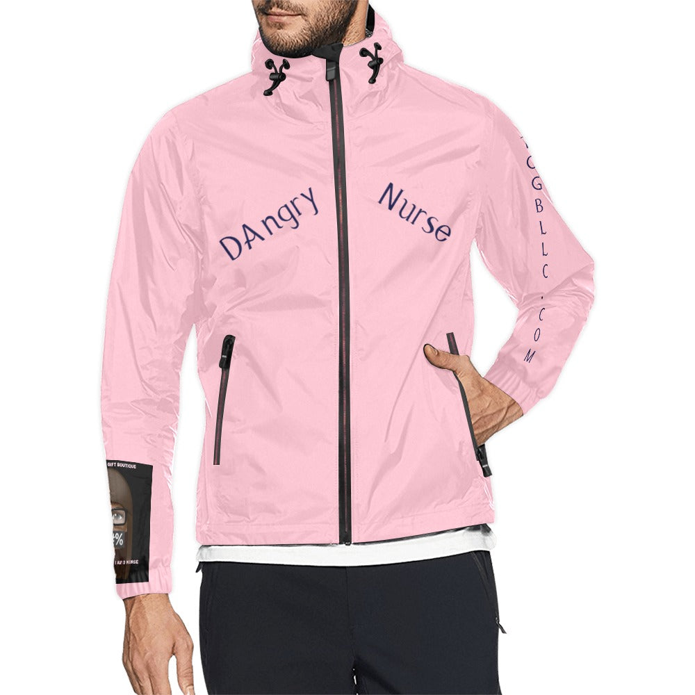 Unisex All Over Print  Hooded Windbreaker (Model H23)