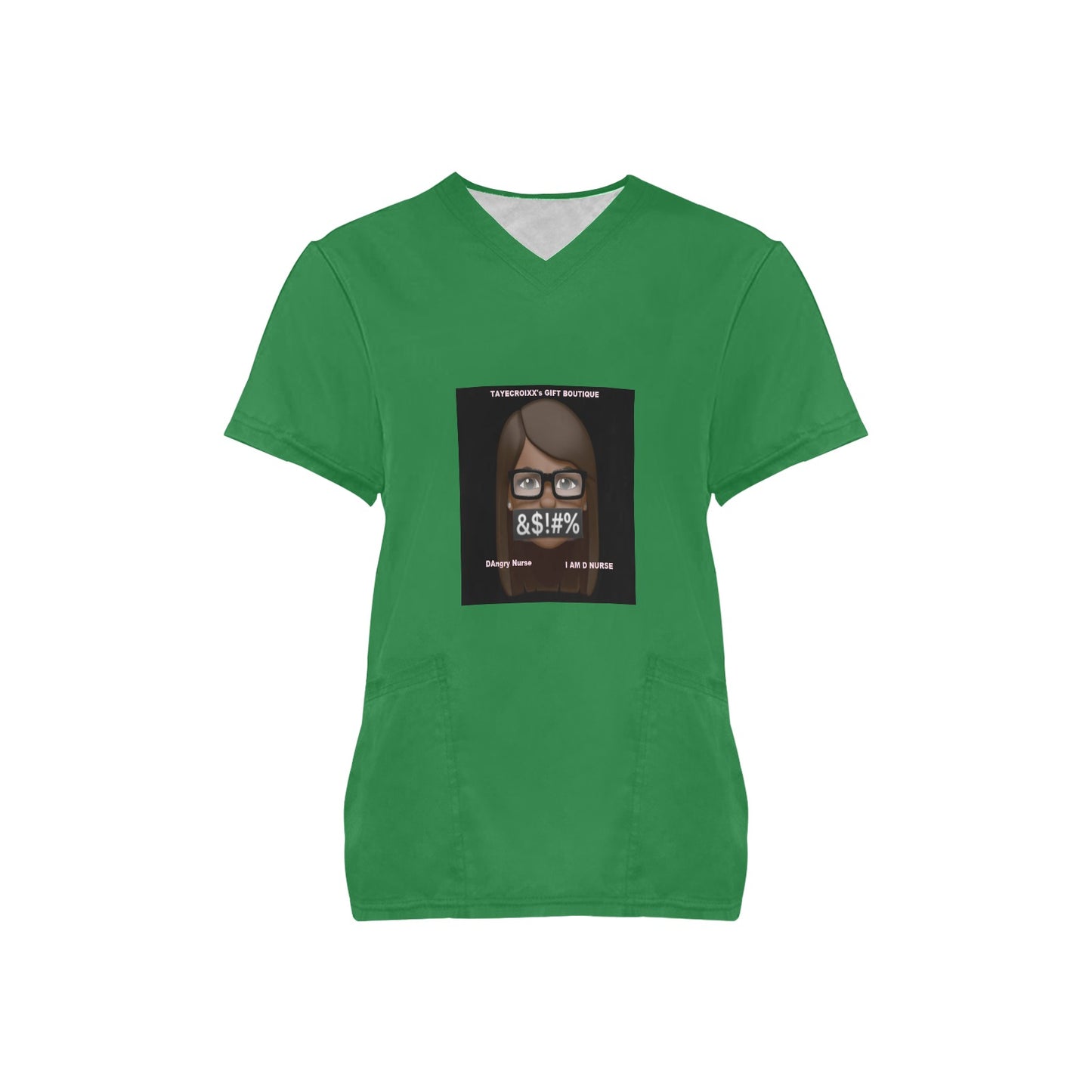 DAngry Nurse Scrub Top