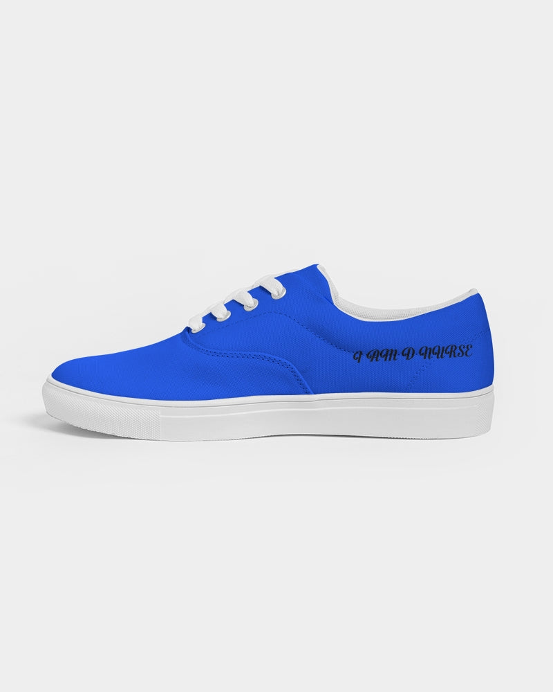 Angry Blue Men's Lace Up Canvas Shoe