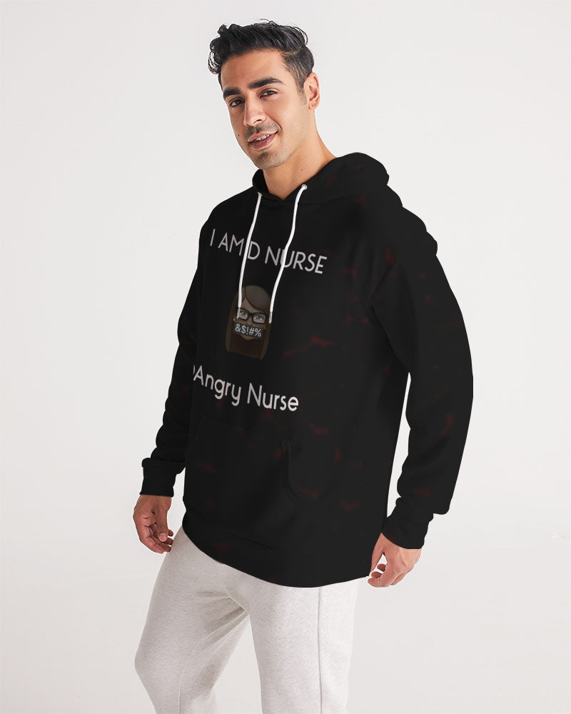 Angry Black-and-Red Men's Hoodie