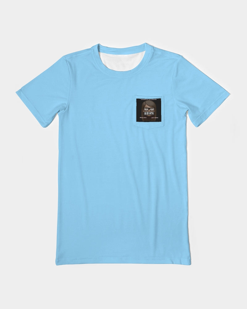 Angry pastel blue Men's Everyday Pocket Tee