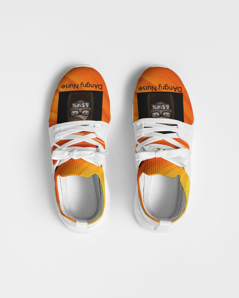 angry orange Women's Two-Tone Sneaker