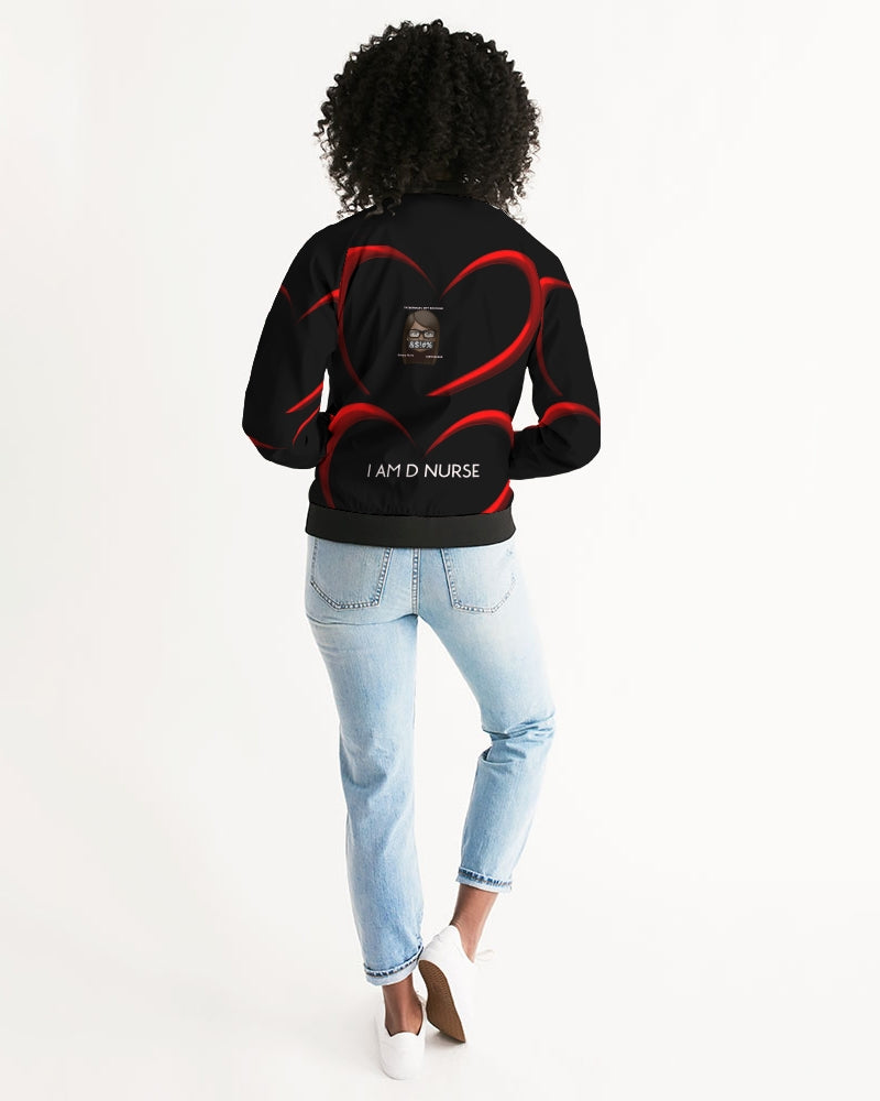 Angry Hearts Women's Bomber Jacket