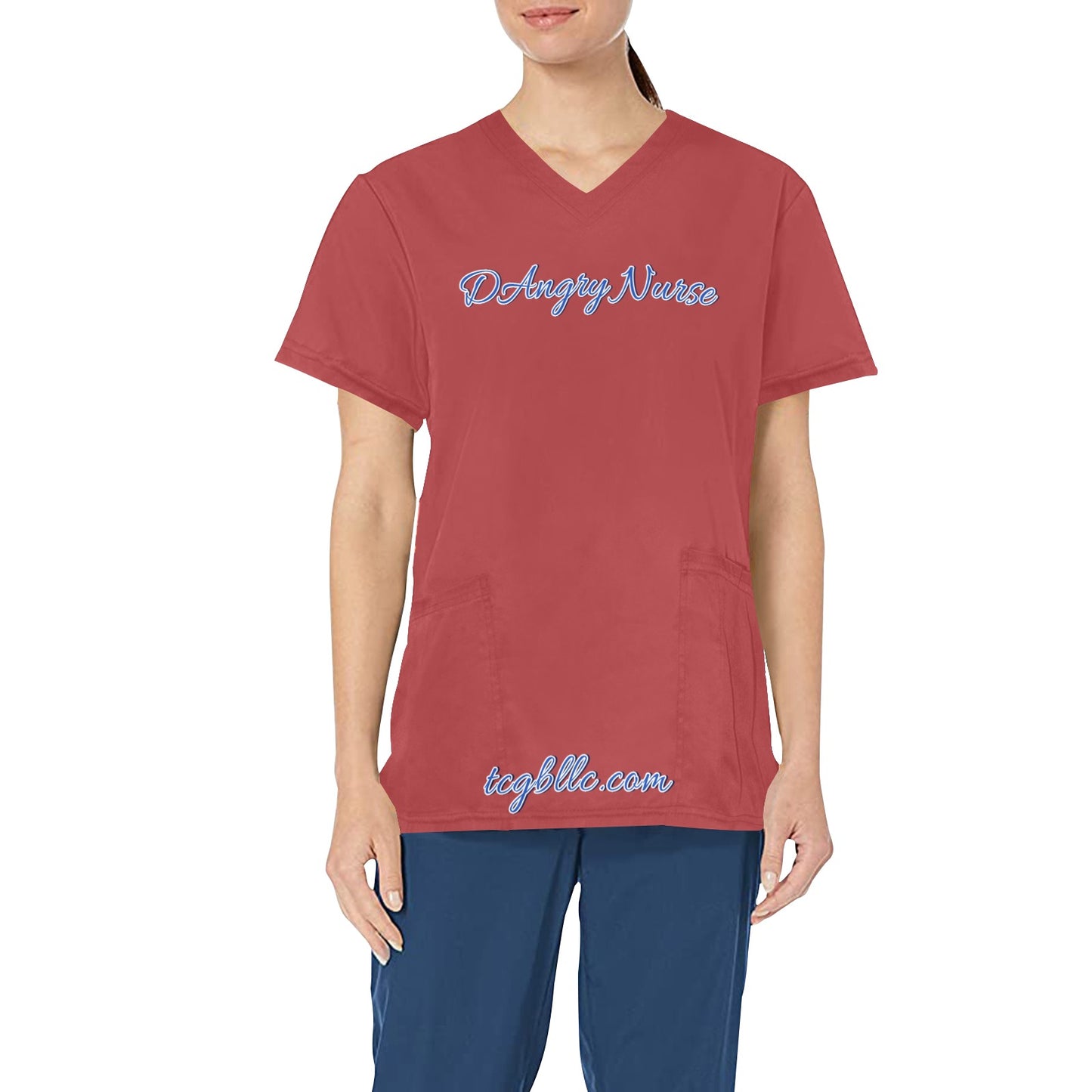 DAngry Nurse Scrub Top