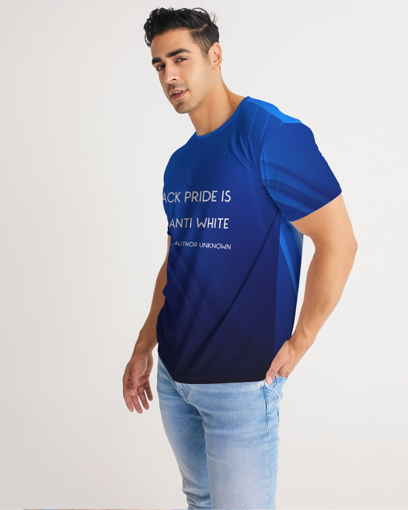 black-and-blue Men's Tee